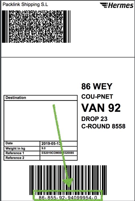 hermes tracking return|hermes return label.